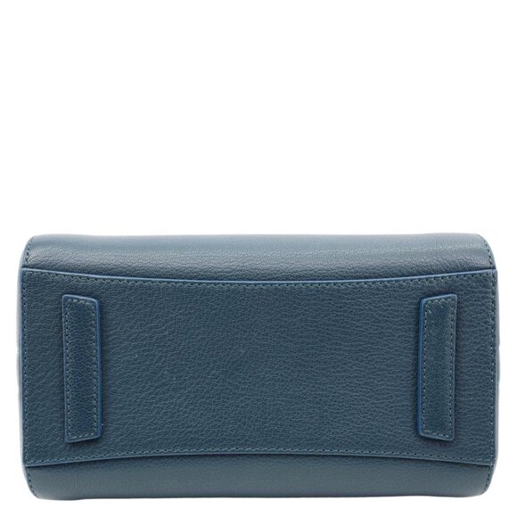 Givenchy  Antigona Leather Satchel Shoulder Bag Peacock Blue - Picture 9 of 12